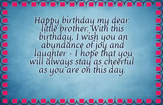 Funny Birthday Wishes For Annoying Brother