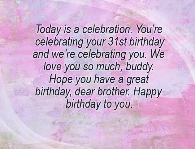 Birthday Brother Wishes