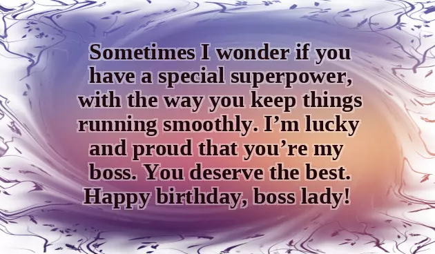 Happy Birthday Quotes For Female Boss