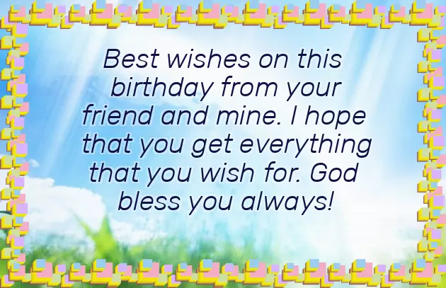 Romantic Birthday Wishes For Best Friend Female