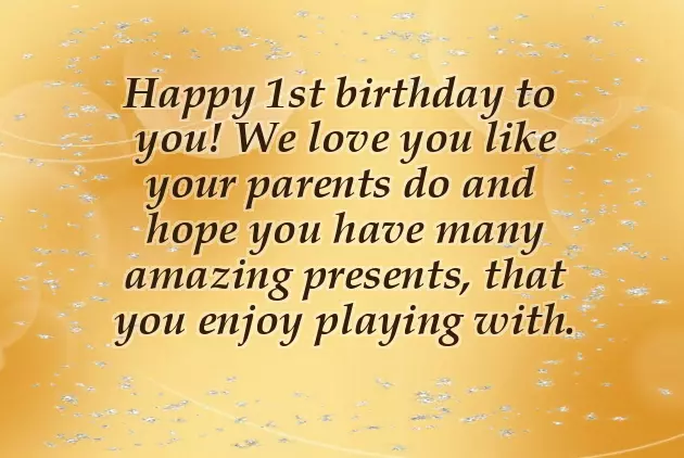 Happy First Birthday Happy First Birthday