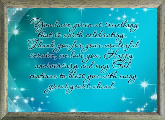 Congratulations Years Of Service