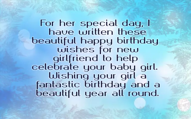 Happy Birthday To My New Girlfriend