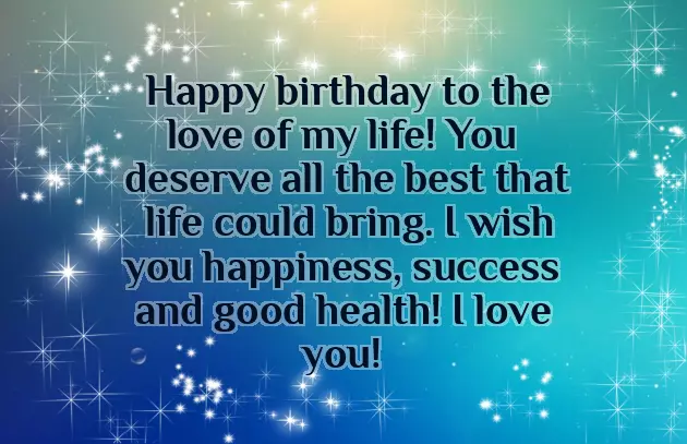 Happy Birthday My Sweetheart Quotes