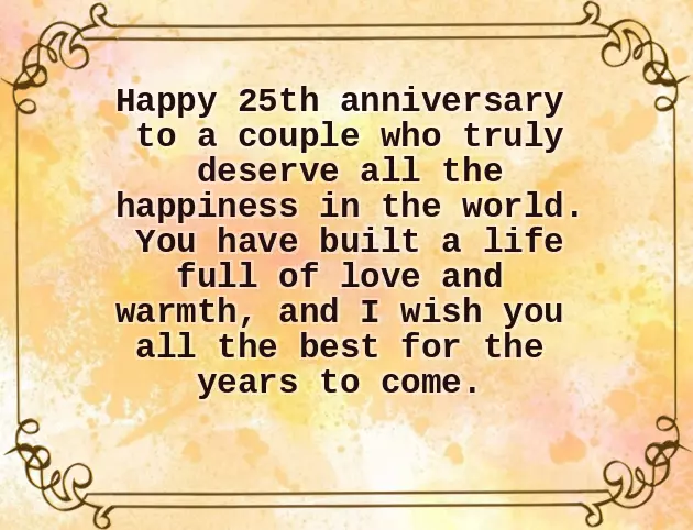 Happy Silver Wedding Anniversary Happy Silver Wedding Anniversary