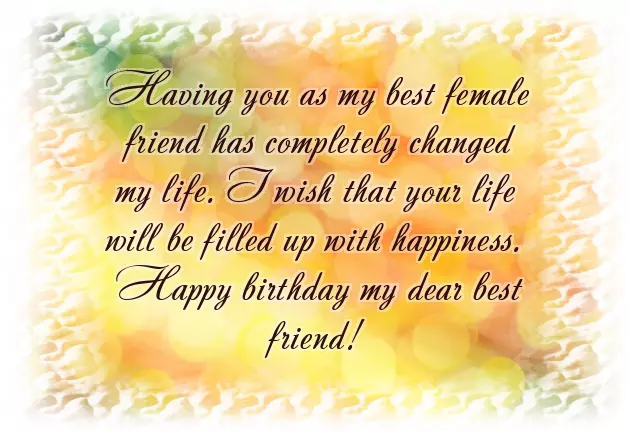 Female Birthday Wishes Quotes