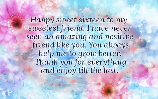 Happy Birthday 16 Girl