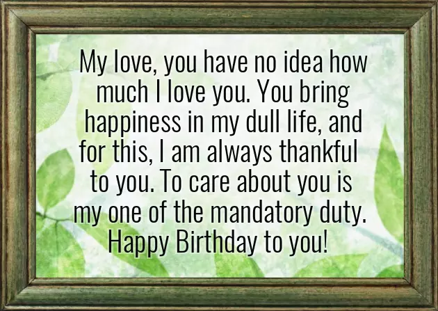 Happy Born Day My Love Happy Born Day My Love