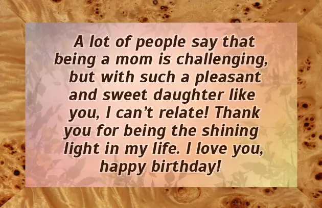 Happy Birthday Wishes For A Daughter From Mom Happy Birthday Wishes For A Daughter From Mom