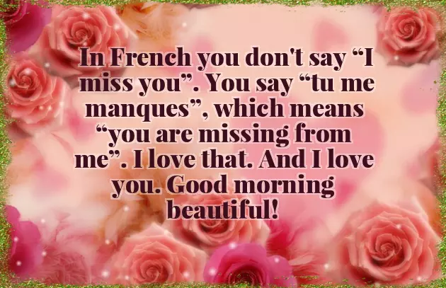 Romantic Good Morning Message For Long Distance Relationship