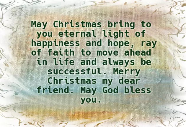 Christmas Wishes To My Best Friend