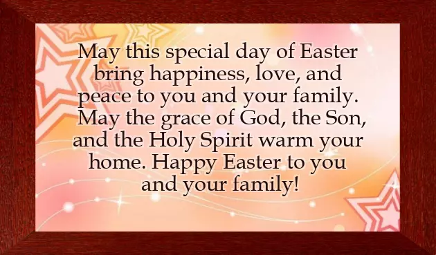 Easter Message To Parents