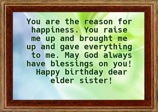 Happy Birthday To My Big Sister Happy Birthday To My Big Sister