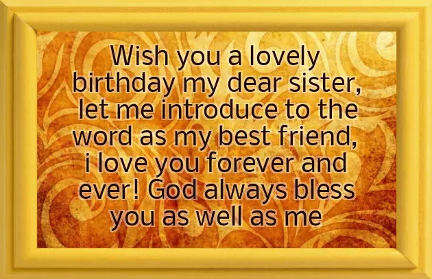 A Best Birthday Wish For Sister A Best Birthday Wish For Sister