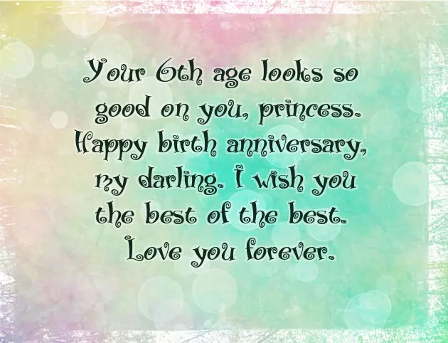Birthday Wishes For Daughter Turning 6 Birthday Wishes For Daughter Turning 6
