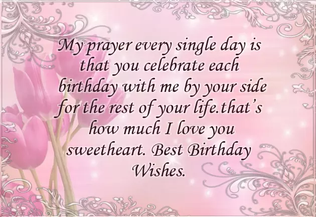 Birthday Sms To A Girlfriend