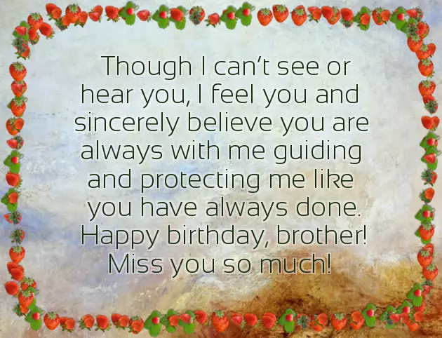 Big Brother Birthday Thought