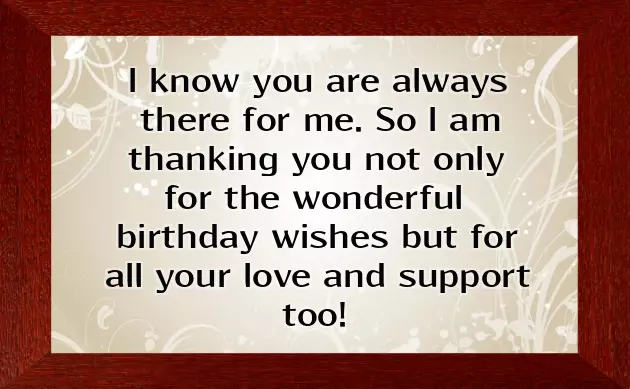 Thank You Wishes For My Birthday