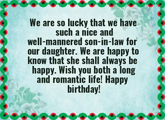 Birthday Quotes For Son In Law
