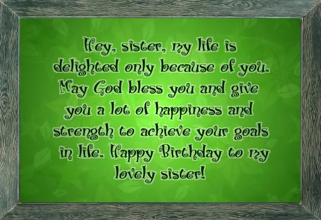 Best Short Birthday Wishes For Sister