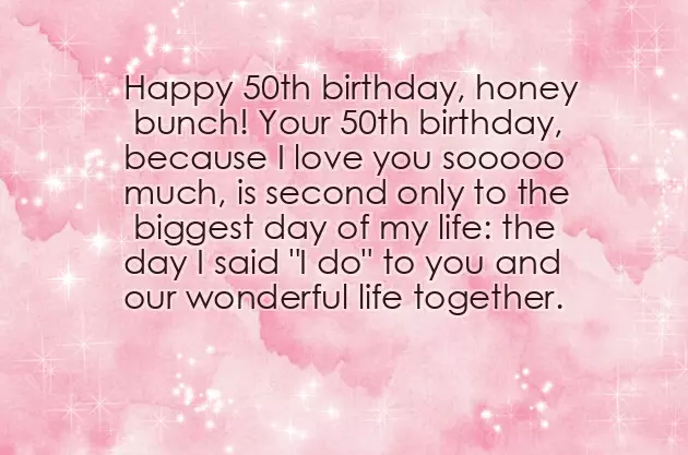 50Th Birthday Wishes To A Friend