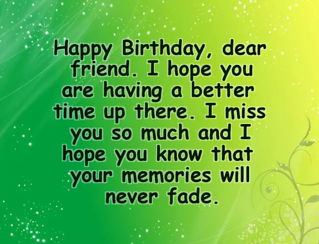 Birthday Greetings For Deceased Father