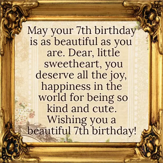 Birthday Wishes To 7 Year Old Daughter Birthday Wishes To 7 Year Old Daughter
