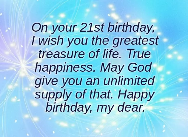 21St Birthday Wishes Funny