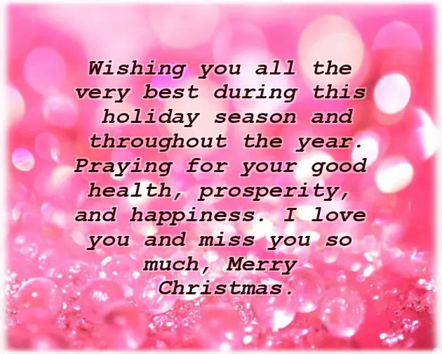 Christmas Wishes Message