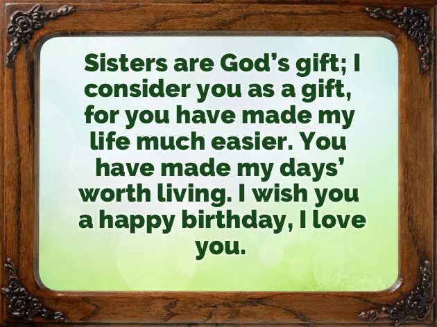 Brother Wishes To Sister