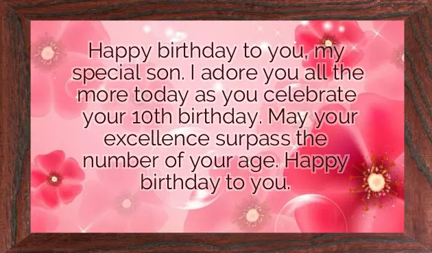 10Th Birthday Quotes For My Son 10Th Birthday Quotes For My Son