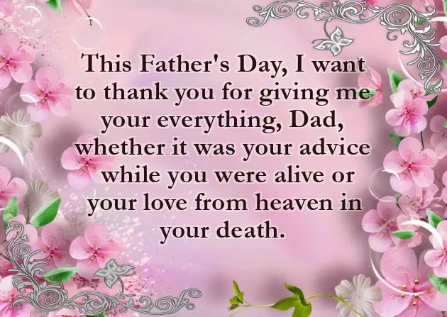 Happy Fathers Day Message In Heaven Happy Fathers Day Message In Heaven