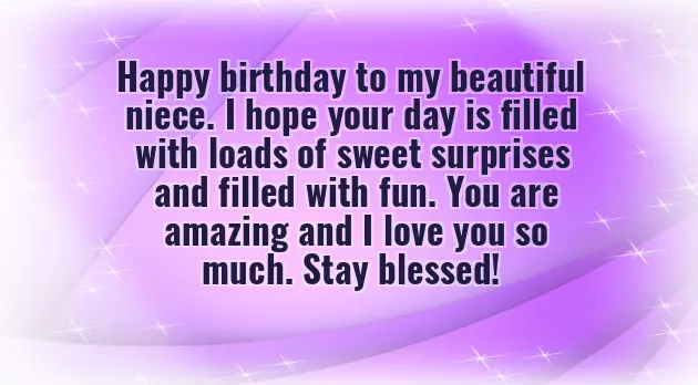 Happy Birthday Thought For Niece