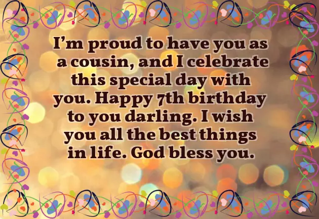 7Th Birthday Wishes 7Th Birthday Wishes
