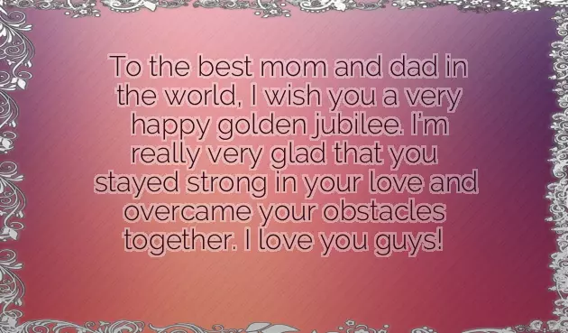 Wedding Anniversary Wishes Of Parents