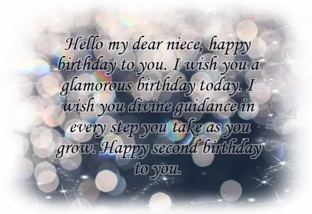 Birthday Wishes For 2 Years Old Niece