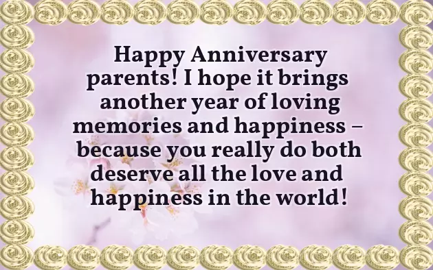 Special Anniversary Wishes For Parents Special Anniversary Wishes For Parents