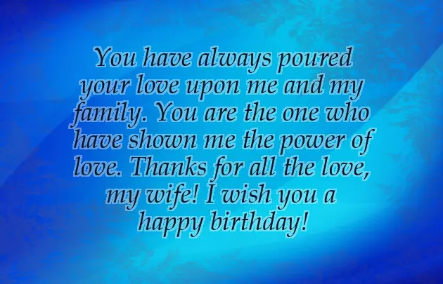 Wife Birthday Quotes In English