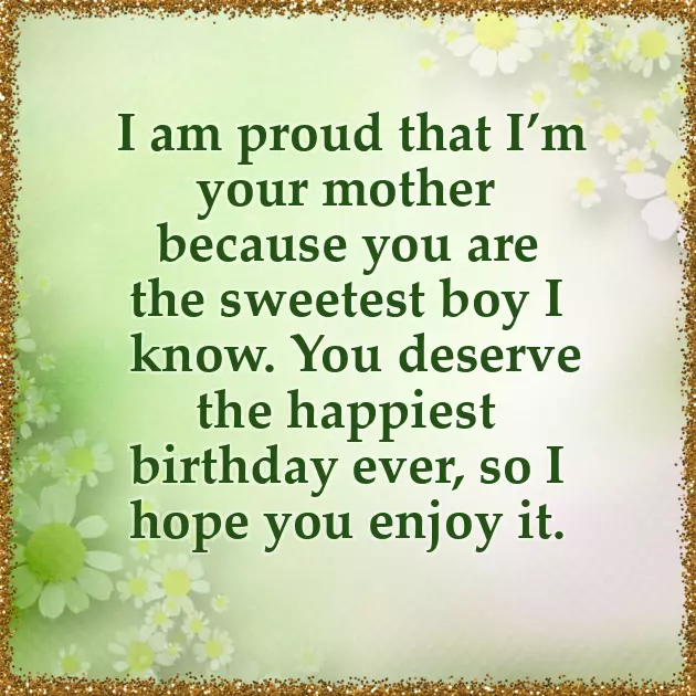 Congratulations Birthday Boy