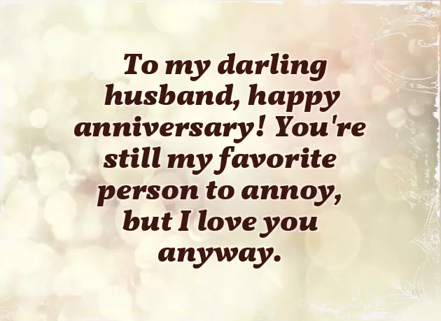 Funny Wedding Anniversary Wishes For Husband Funny Wedding Anniversary Wishes For Husband