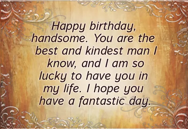 Wishes To Boyfriend On His Birthday