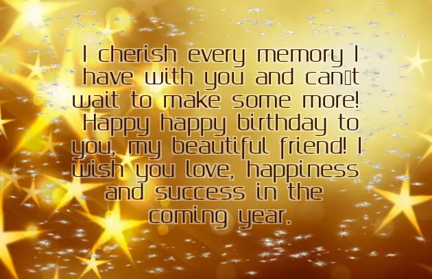 Happy Birthday To A Gorgeous Lady