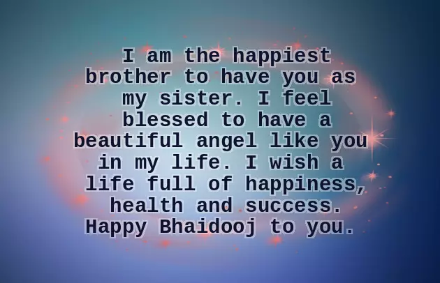 Bhai Dooj Message For Sister