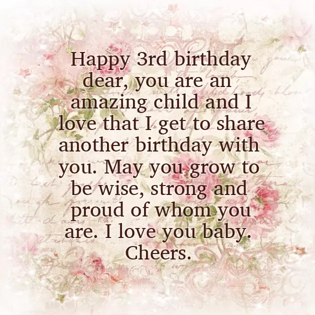 3Rd Birthday Quotes 3Rd Birthday Quotes