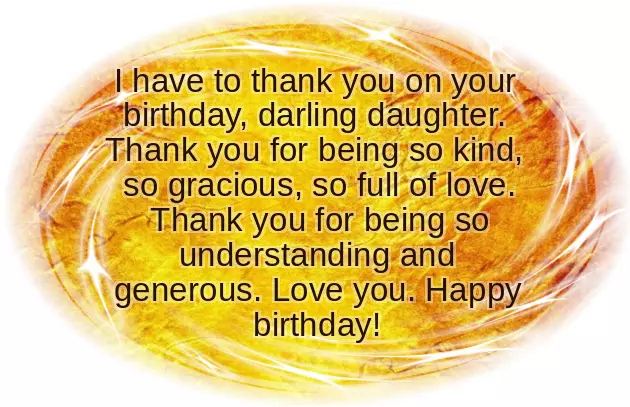 Happy Birthday To My Sweet Daughter