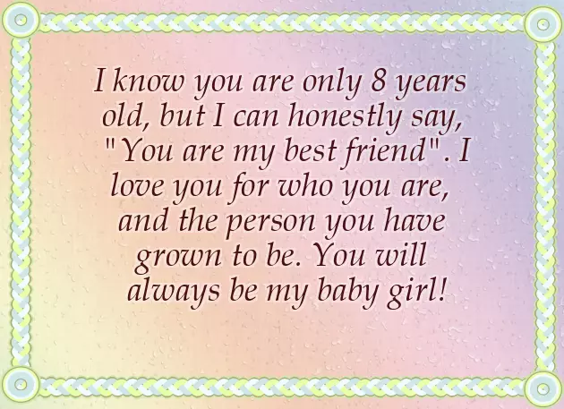 Birthday Wishes For A 8 Year Old Girl Birthday Wishes For A 8 Year Old Girl