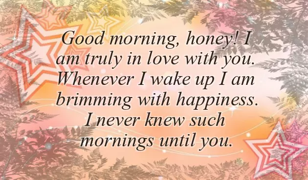 Long And Sweet Good Morning Message For Her