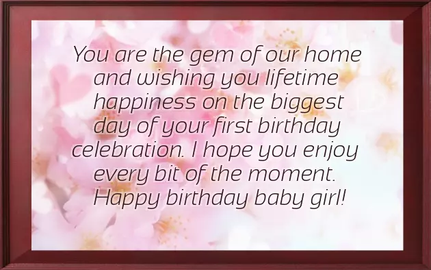 Baby Girl Turns One Quotes