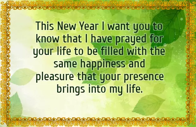 Happy New Year Greetings For Boyfriend