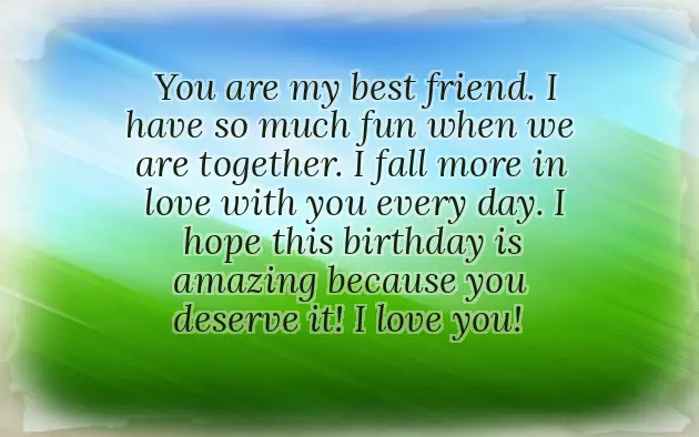 Birthday Letter For Him